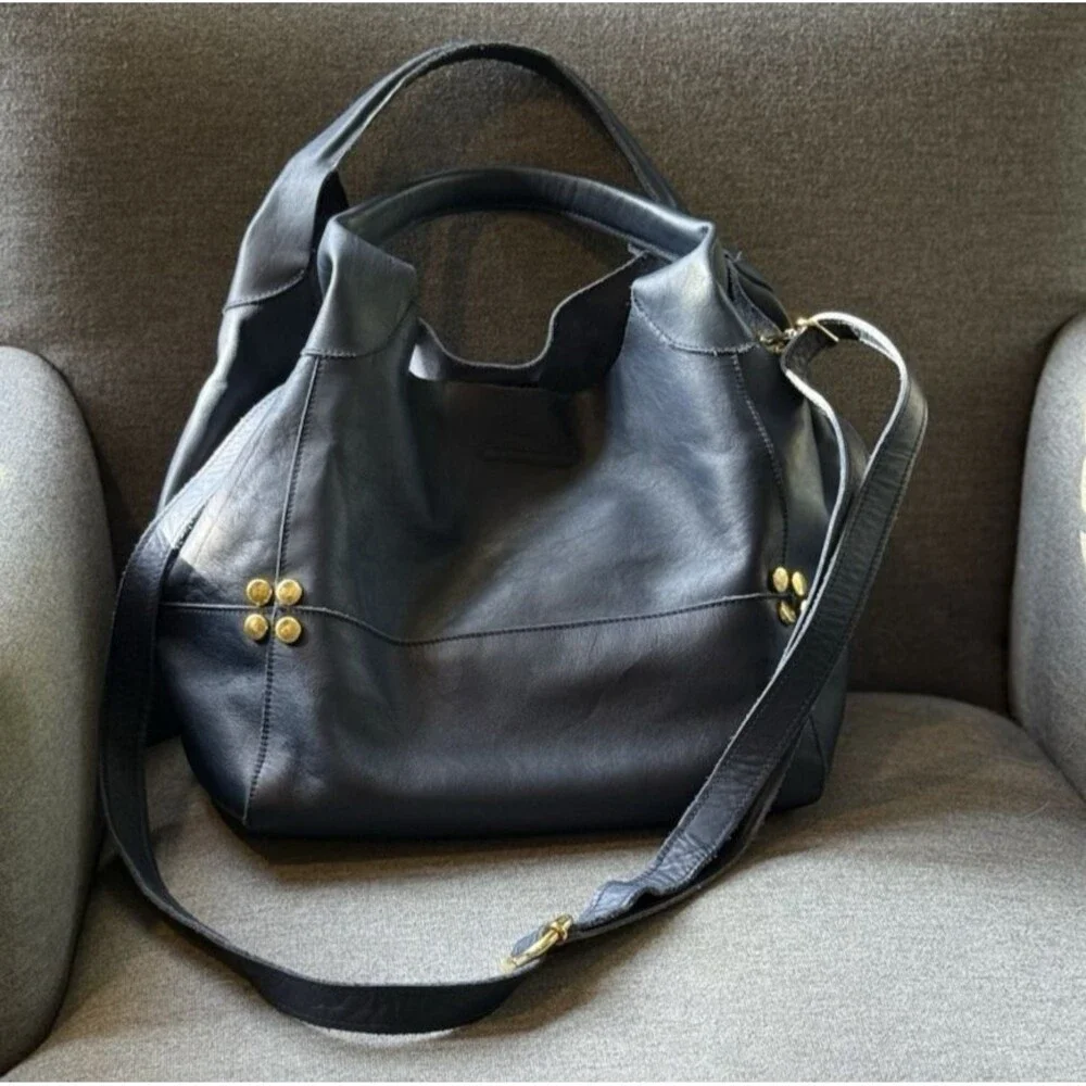 Guanti & Borse Genuine Leather Shoulder Bag Blue Italy La Guantaia Firenze Strap